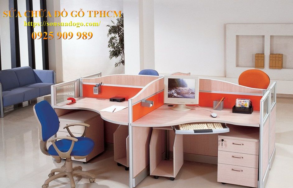 Tháo lắp bàn làm việc phường Bảy Hiền