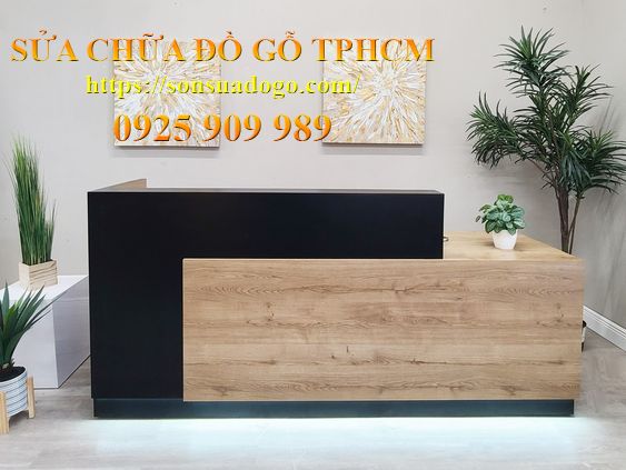 tháo lắp bàn lễ tân tp Dĩ An