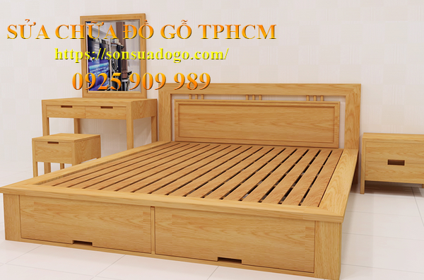 sửa chữa giường gỗ tại nhà quận Bình Thạnh