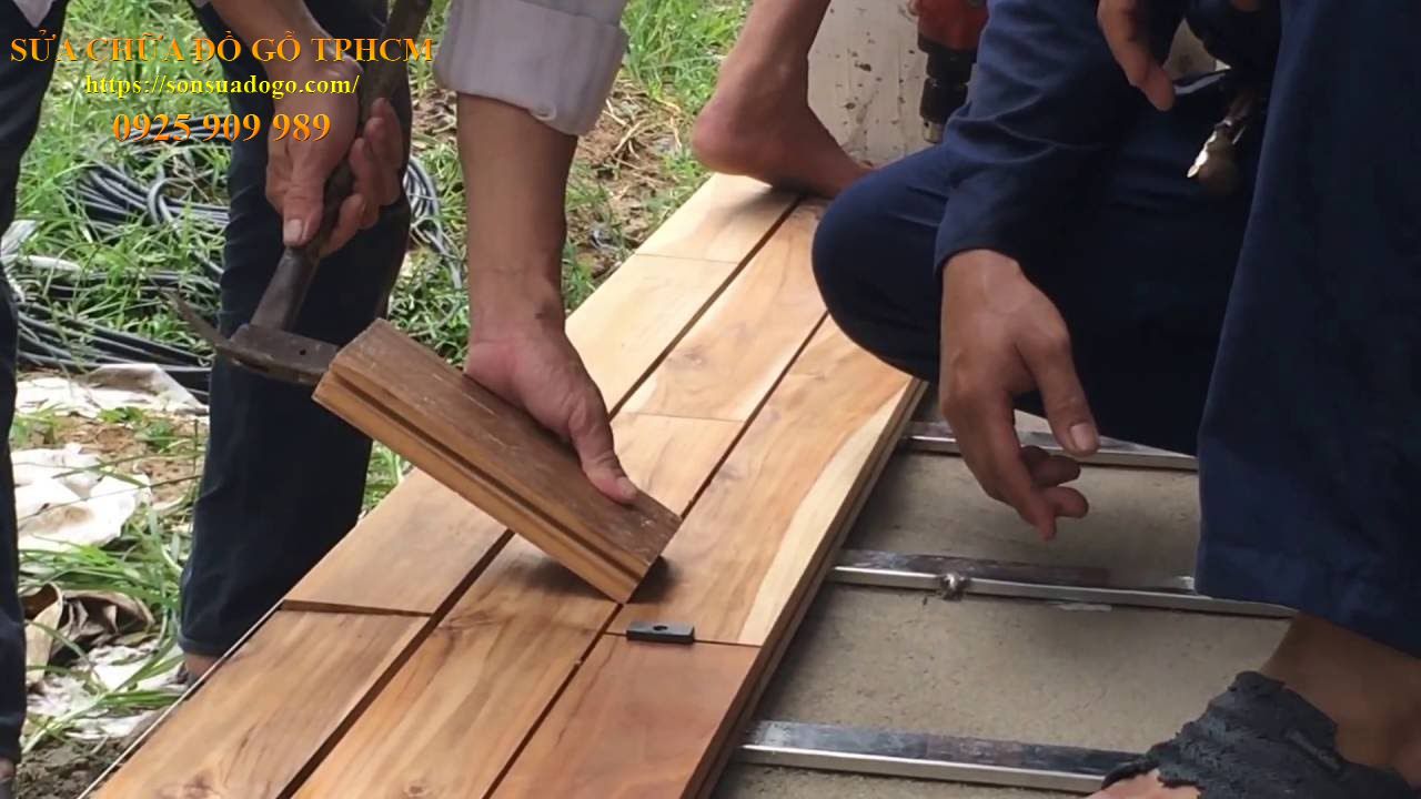 sửa chữa sàn gỗ huyện Bình Chánh giá rẻ