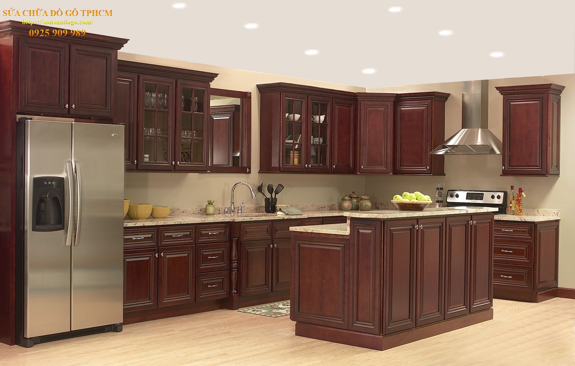 tháo ráp tủ bếp gỗ quận 5