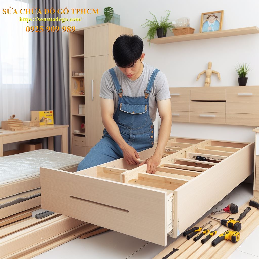 thợ sửa chữa giường gỗ quận 4 tphcm