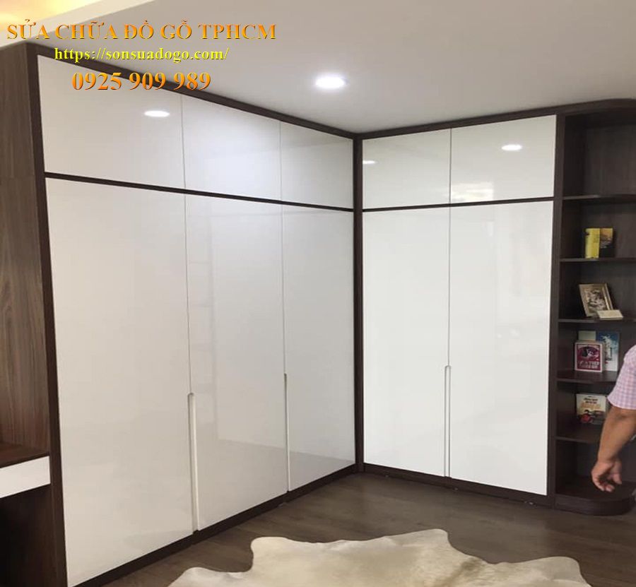 sửa chữa tủ quần áo gỗ mdf tại quận huyện Nhà Bè TPHCM