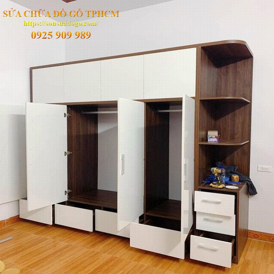 thợ sửa tủ áo phường Tân Hoà