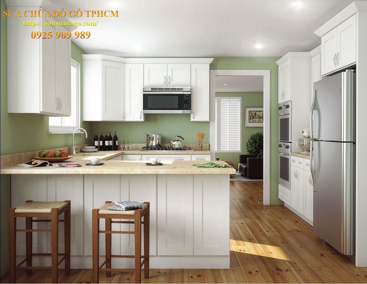 Dịch vụ sửa chữa tủ bếp mdf quận Bình Thạnh