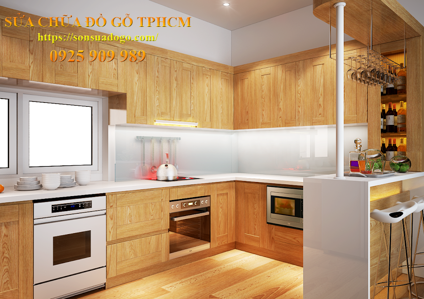 thợ sửa tủ bếp tại nhà phường Chợ Quán