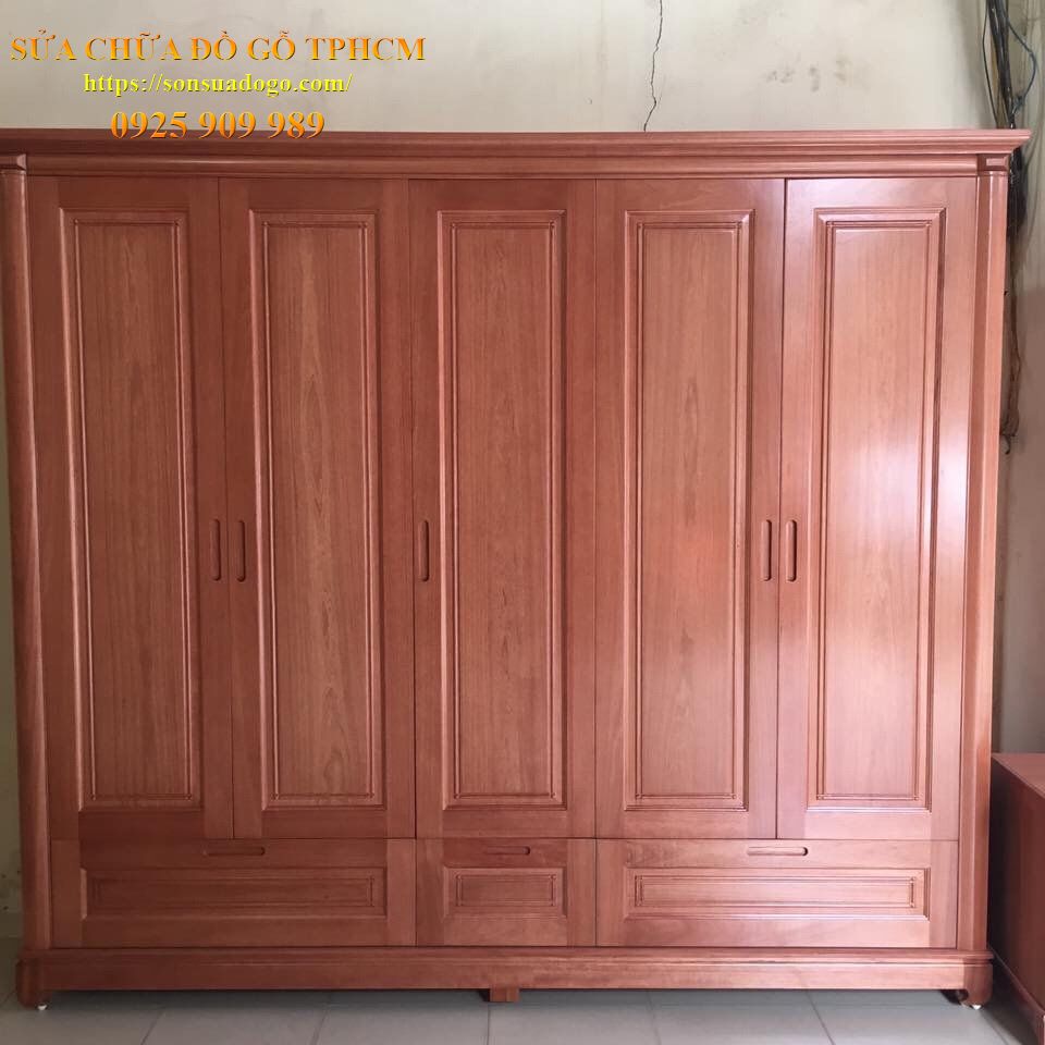 sửa chữa tủ áo gỗ tại quận 3 TPHCM