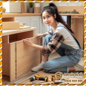 SỬA CHỮA ĐỒ GỖ TẠI NHÀ TPHCM