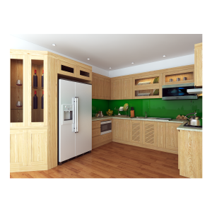 TỦ BẾP GỖ TỰ NHIÊN QUẬN 1