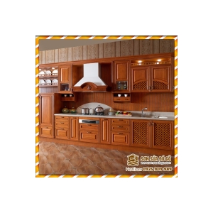 TỦ BẾP GỖ TỰ NHIÊN QUẬN 1